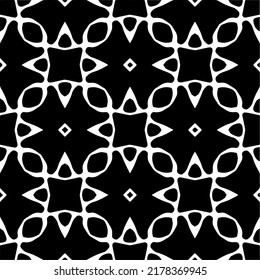 Abstract background with black and white pattern. Unique geometric vector swatch. Perfect for site backdrop, wrapping paper, wallpaper, textile and surface design. 