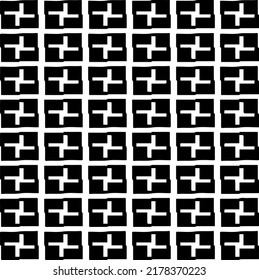 Fondo abstracto con patrón blanco y negro. Muestra de vector geométrico única. Perfecto para el fondo del sitio, papel envolvente, papel tapiz, textil y diseño de superficie. 