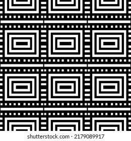 
Abstract background with black and white pattern. Unique geometric vector swatch. Perfect for site backdrop, wrapping paper, wallpaper, textile and surface design. 