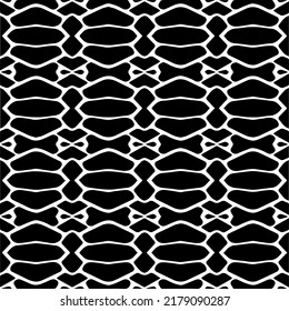 Abstract background with black and white pattern. Unique geometric vector swatch. Perfect for site backdrop, wrapping paper, wallpaper, textile and surface design. 