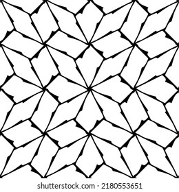 Abstract background with black and white pattern. Unique geometric vector swatch. Perfect for site backdrop, wrapping paper, wallpaper, textile and surface design. 
