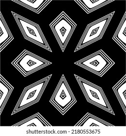 Abstract background with black and white pattern. Unique geometric vector swatch. Perfect for site backdrop, wrapping paper, wallpaper, textile and surface design. 