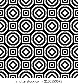 Abstract background with black and white pattern. Unique geometric vector swatch. Perfect for site backdrop, wrapping paper, wallpaper, textile and surface design. 