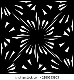 Abstract background with black and white pattern. Unique geometric vector swatch. Perfect for site backdrop, wrapping paper, wallpaper, textile and surface design. 