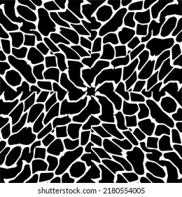 Abstract background with black and white pattern. Unique geometric vector swatch. Perfect for site backdrop, wrapping paper, wallpaper, textile and surface design. 