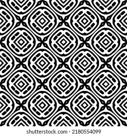 Abstract background with black and white pattern. Unique geometric vector swatch. Perfect for site backdrop, wrapping paper, wallpaper, textile and surface design. 