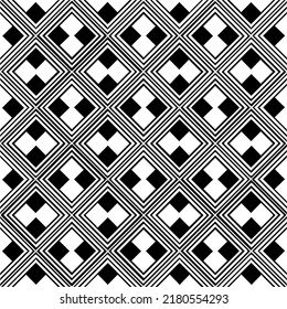 Abstract background with black and white pattern. Unique geometric vector swatch. Perfect for site backdrop, wrapping paper, wallpaper, textile and surface design. 