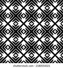 Abstract background with black and white pattern. Unique geometric vector swatch. Perfect for site backdrop, wrapping paper, wallpaper, textile and surface design. 