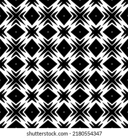 Abstract background with black and white pattern. Unique geometric vector swatch. Perfect for site backdrop, wrapping paper, wallpaper, textile and surface design. 