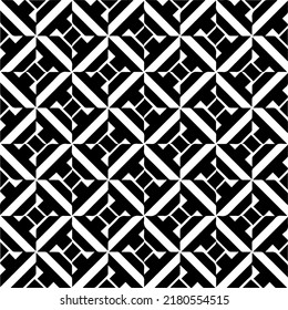 Abstract background with black and white pattern. Unique geometric vector swatch. Perfect for site backdrop, wrapping paper, wallpaper, textile and surface design. 