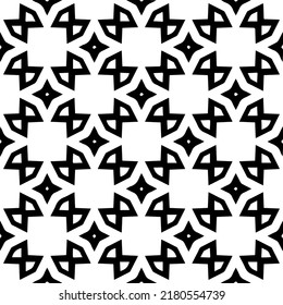 Fondo abstracto con patrón blanco y negro. Muestra de vector geométrico única. Perfecto para el fondo del sitio, papel envolvente, papel tapiz, textil y diseño de superficie. 