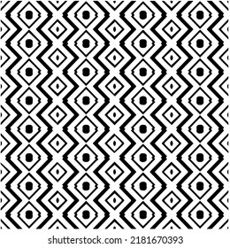 Abstract background with black and white pattern. Unique geometric vector swatch. Perfect for site backdrop, wrapping paper, wallpaper, textile and surface design. 