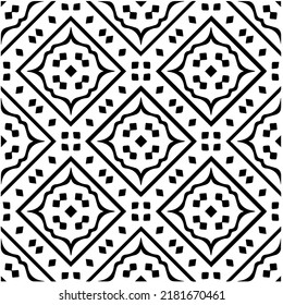 Abstract background with black and white pattern. Unique geometric vector swatch. Perfect for site backdrop, wrapping paper, wallpaper, textile and surface design. 