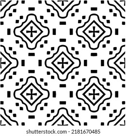 Abstract background with black and white pattern. Unique geometric vector swatch. Perfect for site backdrop, wrapping paper, wallpaper, textile and surface design. 