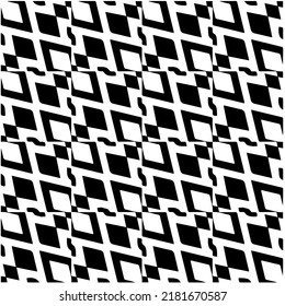 Abstract background with black and white pattern. Unique geometric vector swatch. Perfect for site backdrop, wrapping paper, wallpaper, textile and surface design. 