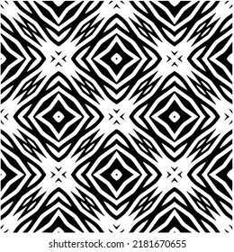 Abstrakter Hintergrund mit schwarz-weißem Muster. Einzigartige geometrische Vektorgrafik. Ideal für die Website-Hintergrund, Wickelpapier, Tapete, Textil und Oberflächendesign. 
