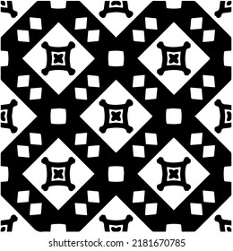 Abstract background with black and white pattern. Unique geometric vector swatch. Perfect for site backdrop, wrapping paper, wallpaper, textile and surface design. 