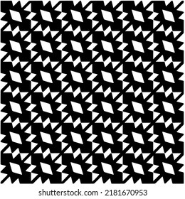 
Abstract background with black and white pattern. Unique geometric vector swatch. Perfect for site backdrop, wrapping paper, wallpaper, textile and surface design. 