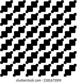
Abstract background with black and white pattern. Unique geometric vector swatch. Perfect for site backdrop, wrapping paper, wallpaper, textile and surface design. 
