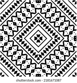 Abstrakter Hintergrund mit schwarz-weißem Muster. Einzigartige geometrische Vektorgrafik. Ideal für die Website-Hintergrund, Wickelpapier, Tapete, Textil und Oberflächendesign. 