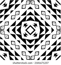 Abstract background with black and white pattern. Unique geometric vector swatch. Perfect for site backdrop, wrapping paper, wallpaper, textile and surface design. 
