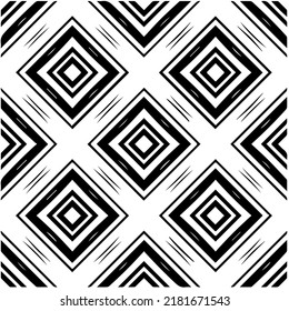 Abstract background with black and white pattern. Unique geometric vector swatch. Perfect for site backdrop, wrapping paper, wallpaper, textile and surface design. 