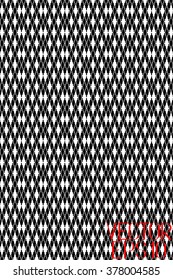Abstract Background. Black White Pattern. Curve Structure Texture. Vector Illustration
