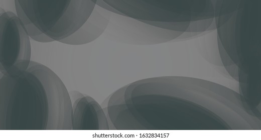Abstract background with black and white spiral ellipses 