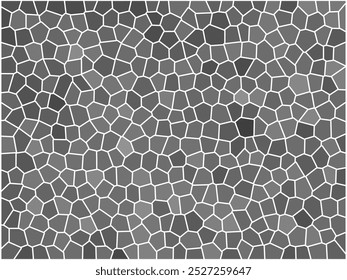Abstrakter Hintergrund schwarz-weiß Buntglas Stil und Design für Vektorgrafik.
