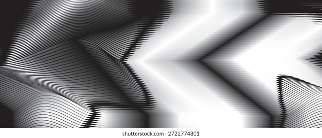 Fundo abstrato com listras pretas e brancas.