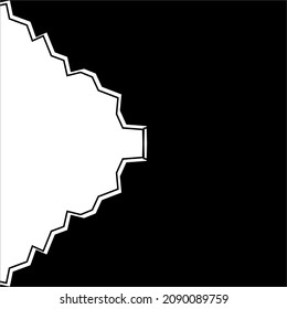 Abstract Background in Black White. Vector Illustration