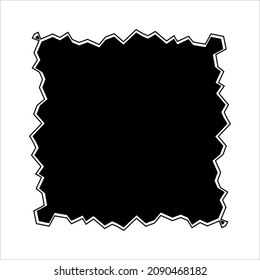 Abstract Background in Black White. Vector Illustration