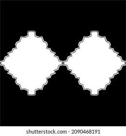 Abstract Background in Black White. Vector Illustration