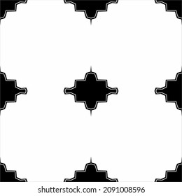Abstract Background in Black White. Vector Illustration