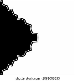 Abstract Background in Black White. Vector Illustration