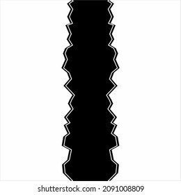 Abstract Background in Black White. Vector Illustration