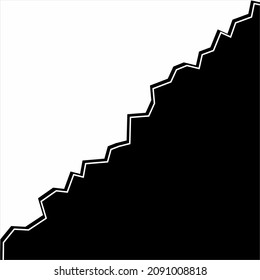 Abstract Background in Black White. Vector Illustration