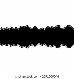Abstract Background in Black White. Vector Illustration