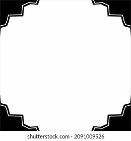 Abstract Background in Black White. Vector Illustration