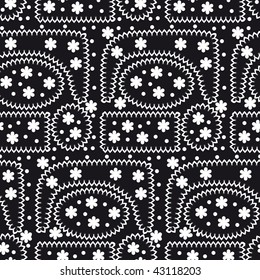 Abstract background black and white. Vector illustration