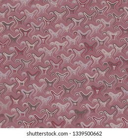 Abstract background, blank. Color blots and round elements on pink. 
