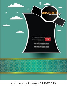 Abstract background and blank for text,Vector