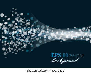 abstract background with blend and bokeh, copyspace