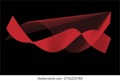 Fondo abstracto de línea mezclada y color mágico