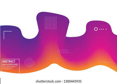 Abstract Background with Blendink line. Vector Design Template of Moving Color Lines, for Posters, start pages, and Video Intros. 