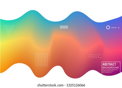 Abstract Background with Blendink line. Vector Design Template of Moving Color Lines, for Posters, start pages, and Video Intros. 