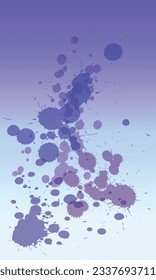 abstract background with blobs  purple