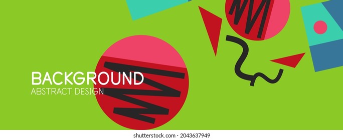 Antecedentes abstractos. Bloques, líneas, triángulos, composición de círculos. Concepto técnico o empresarial para fondo de pantalla, banner, fondo, página de inicio
