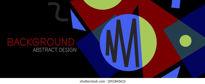 Antecedentes abstractos. Bloques, líneas, triángulos, composición de círculos. Concepto técnico o empresarial para fondo de pantalla, banner, fondo, página de inicio