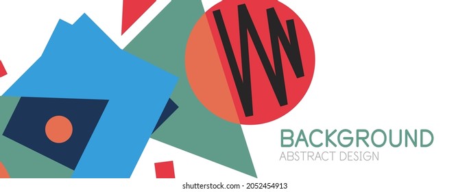 Antecedentes abstractos. Bloques, líneas, triángulos, composición de círculos. Concepto técnico o empresarial para fondo de pantalla, banner, fondo, página de inicio